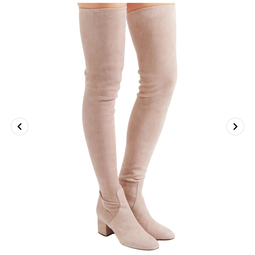 New Valentino Garavani over the knee Swede boots